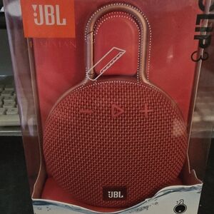 JBL Clip 3 Portable Bluetooth Speaker - Red